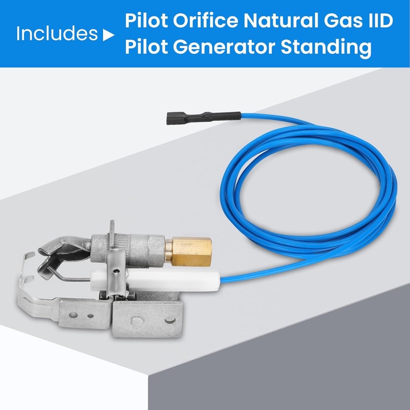 Bootuu 002003F Pilot Natural/Propane Lid- Replacement for Raypak IID Pilot Assembly 002003F,Compatible with Raypak Pilot Pool & Spa Heaters,for Raypak Part 106A 206A 266A 336A 405B 406A R403 RP2100 R156A - Image 5